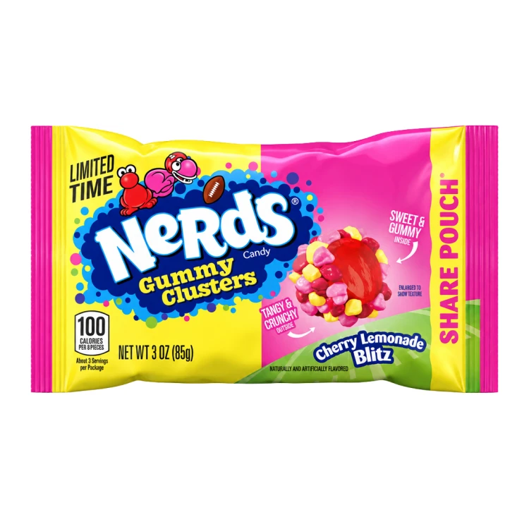 Nerds Gummy Clusters Cherry Lemonade Blitz 85g Cukierki o smaku lemoniady wiśniowej