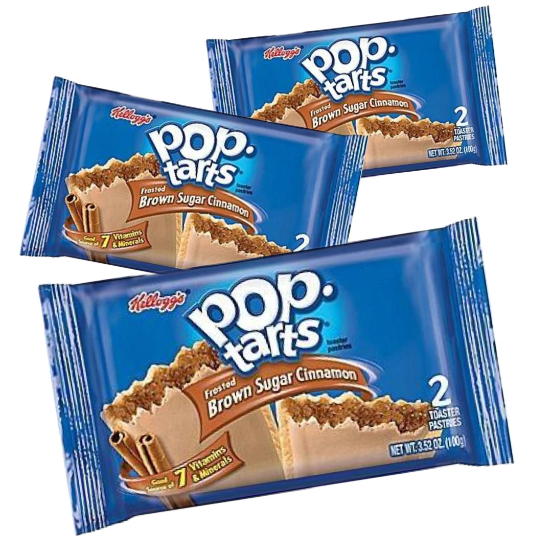 Pop Tarts Brown Sugar & Cinnamon 96g Amerykańskie ciasteczka z nadzieniem o smaku brązowego cukru i cynamonu