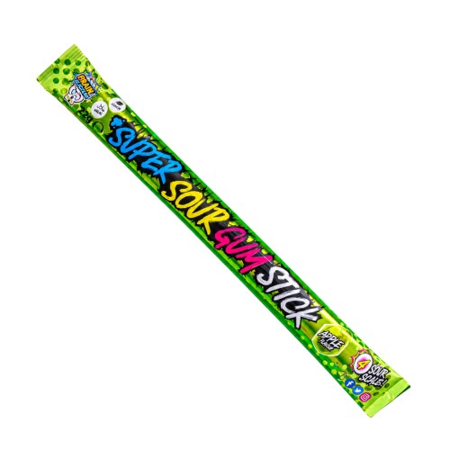 Brain Blasterz Sour Gum Stick 22g Ekstremalnie kwaśna guma do żucia o smaku owocowym