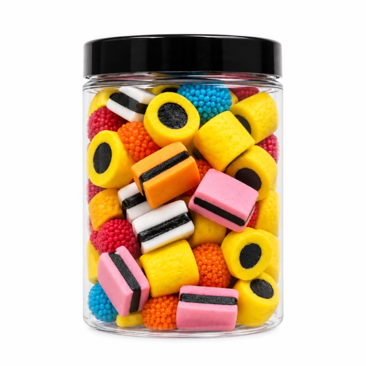 Żelki ''Lukrecjowy Mix''200g  o smaku lukrecjowym