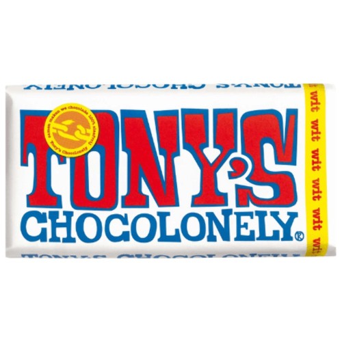 Tony's Chocolonely White 180g Belgijska czekolada biała