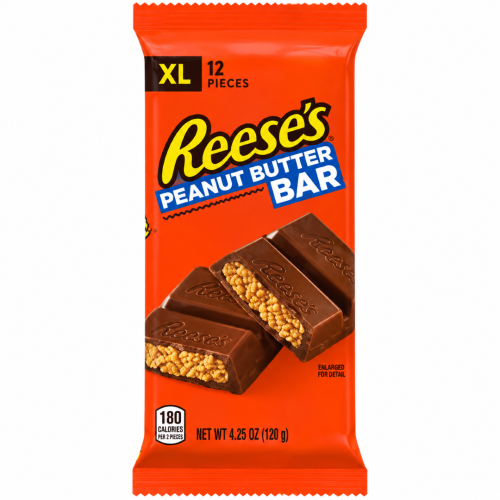 Reese's XL Peanut Butter Bar 120g Czekolada z kremem o smaku orzechowym