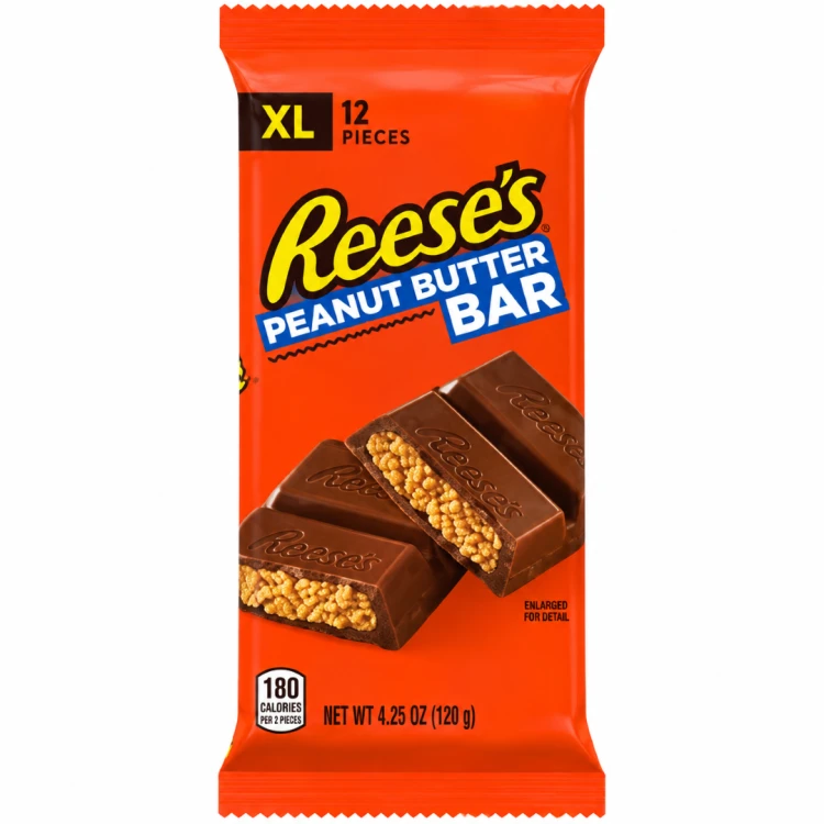 Reese's XL Peanut Butter Bar 120g Czekolada z kremem o smaku orzechowym