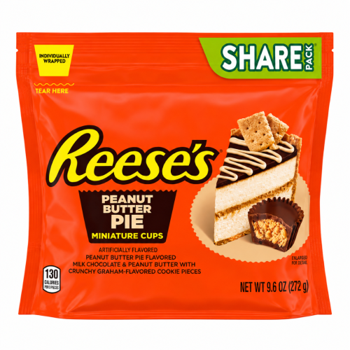 Reese's Miniature Cups Peanut Butter Pie 272g Mini babeczki czekoladowe z nadzieniem o smaku tarty z masłem orzechowym