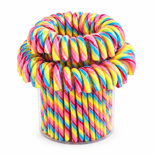 Lizak "Laska Świąteczna" 28g 20cm o smaku tutti frutti