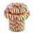 Lizak "Laska Świąteczna" 28g 20cm 75szt. o smaku tutti frutti display