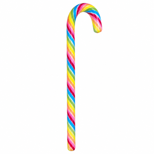 Lizak "Laska Świąteczna" 28g 20cm 75szt. o smaku tutti frutti display