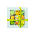 Bombonierka "Wielkanocna" Mała Niebieska Żelkami i Piankami 100g Prezent na Wielkanoc