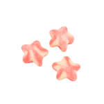 Żelki "Gwiazdki" w cukrze 1kg o smaku jogurtowo-truskawkowym