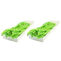 Zestaw 2x Kwaśne Żelki "Mega Kable Mega Żele Kwaśne Jabłko" 3,2kg 40szt. o smaku jabłkowym