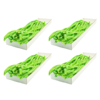 Zestaw 4x Kwaśne Żelki "Mega Kable Mega Żele Kwaśne Jabłko" 3,2kg 40szt. o smaku jabłkowym