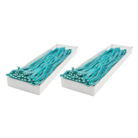 Zestaw 2x Kwaśne Żelki "Mega Kable Mega Żele Kwaśna Jagoda" 3,2kg 40szt. o smaku jagodowym