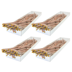 Zestaw 4x Kwaśne Żelki "Mega Kable Mega Żele Kwaśna Cola" 3,2kg 40szt. o smaku cola