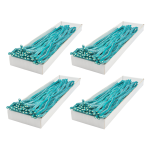 Zestaw 4x Kwaśne Żelki "Mega Kable Mega Żele Kwaśna Jagoda" 3,2kg 40szt. o smaku jagodowym