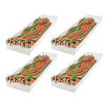 Zestaw 4x Żelki "Mega Kable Mega Żele Duo Truskawka- Arbuz" 3,2kg 40szt. o smaku truskawkowo- arbuzowym