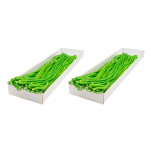 Zestaw 2x Żelki "Mega Kable Mega Żele Jabłko" 3,2kg 40szt. o smaku jabłkowym