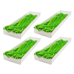 Zestaw 4x Żelki "Mega Kable Mega Żele Jabłko" 3,2kg 40szt. o smaku jabłkowym