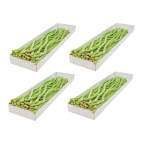 Zestaw 4x Kwaśne Żelki "Mega Kable Mega Żele Kwaśny Arbuz" 3,2kg 40szt. o smaku arbuzowym