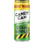 Toxic Waste Candy Can Sparkling Sour Green Apple 330ml Kwaśny napój gazowany o smaku zielonego jabłka