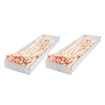 Zestaw 2x Żelki "Mega Kable Mega Żele Śmietanka z Truskawką" 3,2kg 40szt. o smaku śmietankowo- truskawkowym