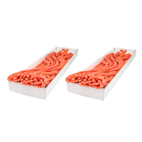 Zestaw 2x Kwaśne Żelki "Mega Kable Mega Żele Kwaśna Guma Balonowa" 3,2kg 40szt. o smaku gumy balonowej