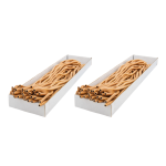 Zestaw 2x Żelki "Mega Kable Mega Żele Karmelowe" 3,2kg 40szt. o smaku karmelowym