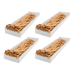 Zestaw 4x Żelki "Mega Kable Mega Żele Karmelowe" 3,2kg 40szt. o smaku karmelowym