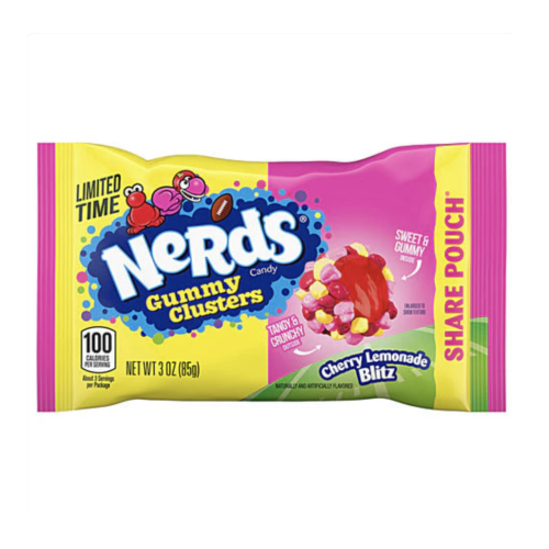 Nerds Gummy Clusters Cherry Lemonade Blitz 85g Cukierki o smaku lemoniady wiśniowej