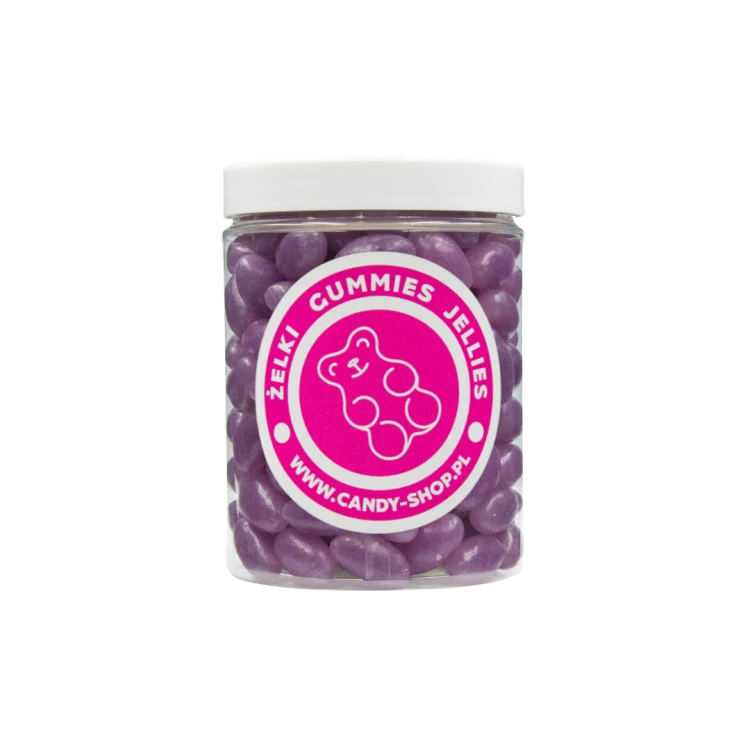 Żelki "Fioletowe Fasolki Jelly Beans" 1kg o smaku winogronowym