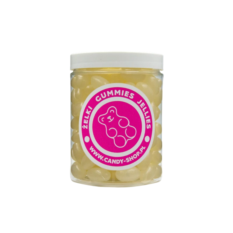 ?Żelki "Białe Fasolki Jelly Beans" 1kg o smaku ananasowym