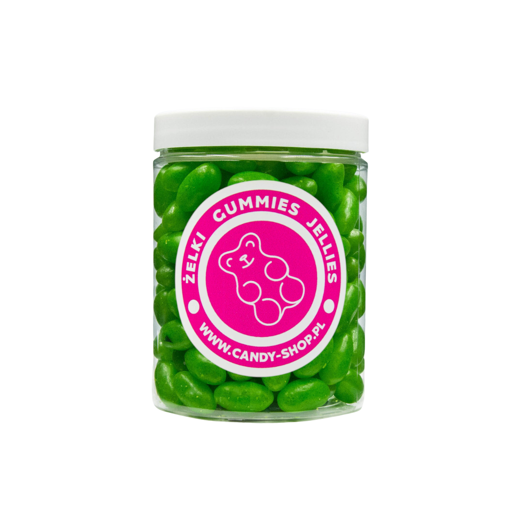 Żelki "Zielone Fasolki Jelly Beans" 1kg o smaku jabłkowym