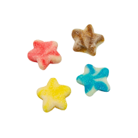 Żelki "Gwiazdki Mix" w cukrze 1kg o smaku jogurtowo-owocowym