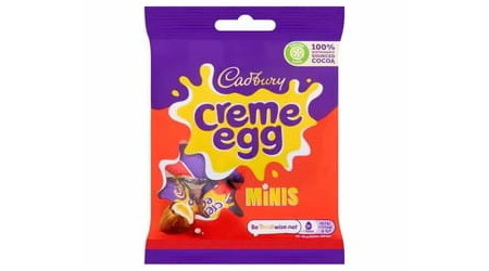 Cadbury Creme Egg Minis 78g Czekoladowe jajeczka z kremowym nadzieniem Prezent na Wielkanoc