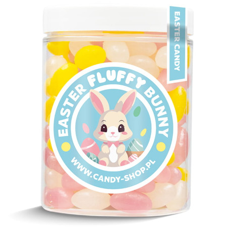 Żelki Jelly Beans ''Fasolki - Jajeczka Pastelowe Wielkanocne - Easter Candy'' 300g o smaku owocowym Prezent na Wielkanoc