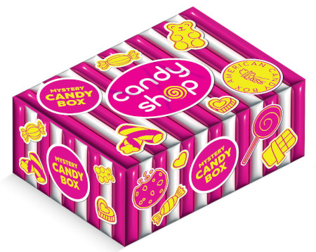 American Candy Mystery Box Amerykańskie Pudełko Niespodzianka Surprise Box