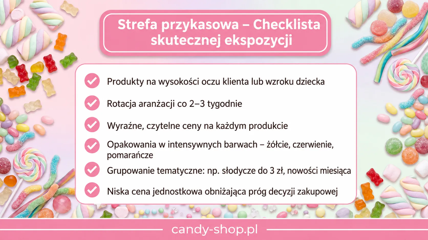 Strefa przykasowa - checklista skutecznej ekspozycji