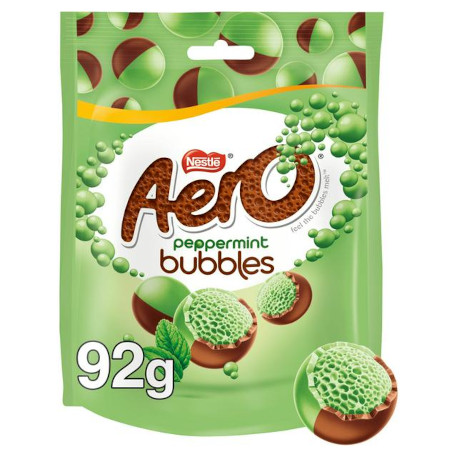 Aero Peppermint Bubbles 92g Napowietrzane kuleczki o smaku czekoladowo-miętowym