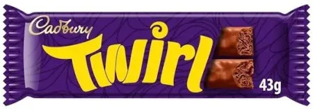 Cadbury Twirl 43g 2 batoniki z mlecznej czekolady
