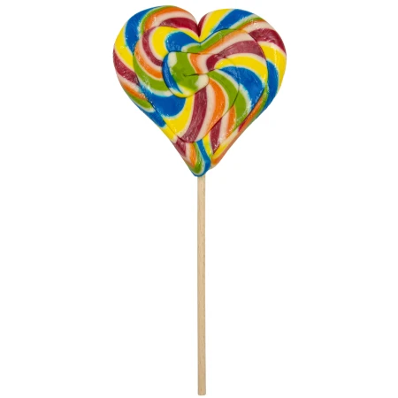 Lizak ''Serce'' 100g o smaku tutti frutti