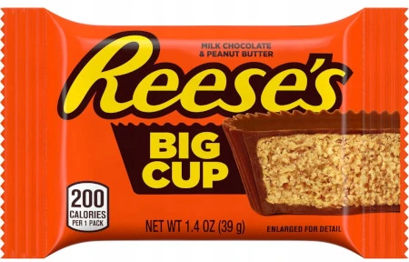 Reese’s Big Cup 39g Duża czekoladowa babeczka z kremem orzechowym w polewie mlecznej