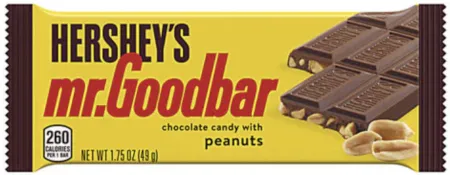 Hershey's Mr.Goodbar 49g Baton z orzeszkami ziemnymi o smaku mlecznej czekolady
