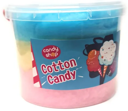 Kolorowa Tęczowa Wata Cukrowa Cotton Candy 3l