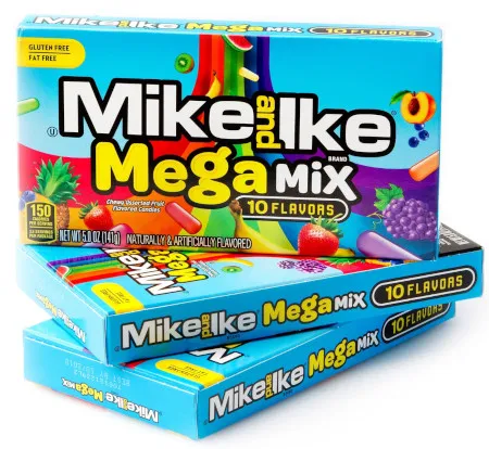 Mike and Ike Mega Mix 10 Flavours 120g Cukierki o smaku 10 owoców