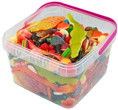 Mix Żelek Candy Shop w wiaderku 2kg o smaku owocowym