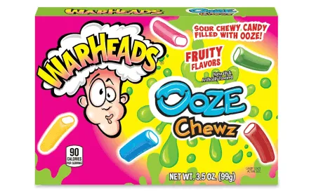 Warheads Sour Ooze Chewz 99g Kwaśne żelki z owocowym nadzieniem