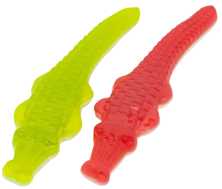 Żelki ''Krokodyle XXL'' 1kg o smaku owocowym