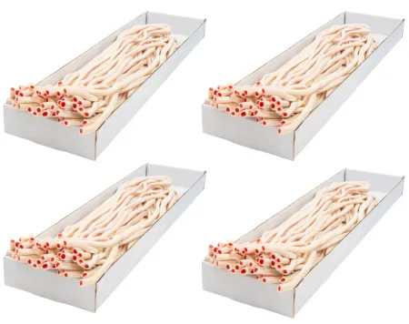 Zestaw 4x Żelki ''Mega Kable Mega Żele Śmietanka z Truskawką'' 3,2kg 40szt. o smaku śmietankowo-truskawkowym