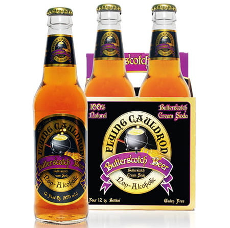Harry Potter Flying Cauldron Butterscotch Beer 355ml Napój gazowany o smaku kremowego piwa