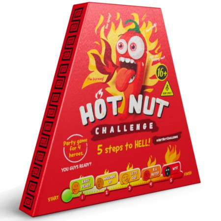 Hot Chip Hot Nut Challenge 24g Ekstremalnie ostre orzeszki ziemne o smaku chili na wyzwanie