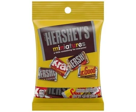 Czekoladki Hershey's Miniatures 136g 4 klasyczne smaki